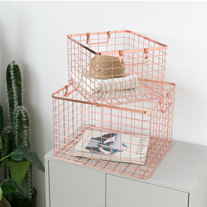 <strong>Storage</strong> <strong>Baskets</strong> <strong>Gold</strong> Luxury Nordic Modern Bathroom Clothes Laundry Mesh Metal Wire Kitchen Home Organize Other <strong>Storage</strong> <strong>Baskets</strong> - Product Image 3