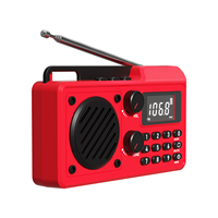Sai Jia Q7 Tuner numérique portable Radio à ondes courtes AM FM SW multibande avec Flash USB et prise en charge du lecteur MP3 AUX
