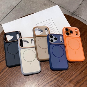 Nueva Funda Magnética Mate para Teléfono Móvil, Protección Contra Impactos, para iPhone 17 Pro Max, 16 Plus, 15, 14, Venta al Por Mayor - Product Image 6