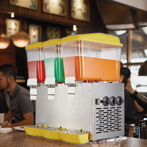 موزع عصير فواكه كهربائي من الفولاذ المقاوم للصدأ عالي الجودة لعام 2026، 3 خزانات سعة 16 لتر لكل خزان، موديل <span class=keywords><strong>PL</strong></span>-163A مع ضمان لمدة سنة - Product Image 3