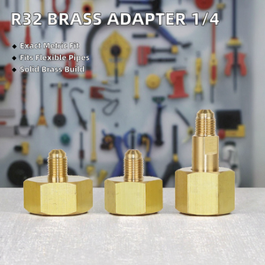 Adaptador de Latón Forjado de Envío Rápido 1/4 FLAREX a 1/4 <span class=keywords><strong>FIP</strong></span> Flexible para Tanque de Gas Refrigerante - Product Image 2