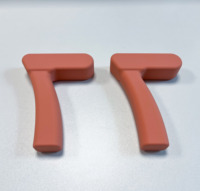 Haltère en forme de 7 avec bordure en silicone, équipement de yoga et de fitness pour exercices de musculation