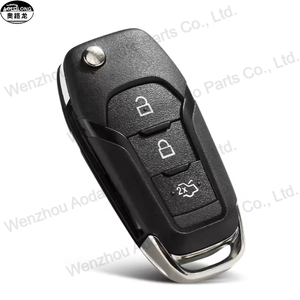 Bon prix coque de clé de véhicule 3 + 1 boutons coque de clé de voiture à distance housse pour <span class=keywords><strong>Ford</strong></span> F150 F250 F350 - Product Image 4