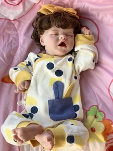 R & B Baby 18 Zoll 45 cm lebensechte realistische amerikanische Silikons pielzeug Mädchen wieder geborene Baby puppen - Product Image 5