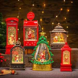 2025 New Hot Christmas Retro Oil Lamp Portable LED Battery Powered Hanging Kerosene Lamp Party Gift Christmas Decoration - Product Image 5