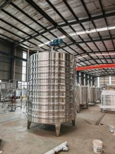 Chất lượng cao bằng thép không gỉ rượu lên men lưu trữ Tank 1000l-10000l Công suất nhà máy rượu thiết bị trái cây rượu vang sản xuất rượu - Product Image 3