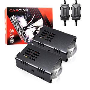 Mini <span class=keywords><strong>LED</strong></span> lái xe Đèn ống kính máy chiếu cao sáng nhôm <span class=keywords><strong>Led</strong></span> tại chỗ Đèn pha màu kép với xe máy Sương Mù Ánh Sáng - Product Image 1