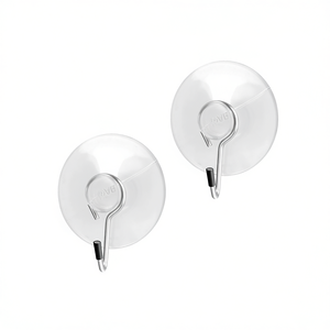 Suction <b>Hook</b> Transparent 2 Pieces Metaltex Novelty <b>Hooks</b> - Product Image 2