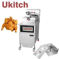 Friteuse à pression PFG-500, prix usine, type Broaster, KFC Computron 8000, 25L, 220V/380V, panneau programmable/manuel, pour poulet frit