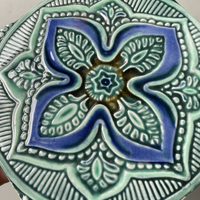 Carrelage mural et de sol en céramique 3D personnalisé en usine, 152*152mm, en porcelaine émaillée, fait à la main, art mural extérieur, hôtel, jardin, art déco 3D
