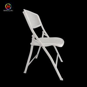 بيع المصنع حديقة فندق تناول الطعام جوفاء أبيض حفل زفاف الحدث الأثاث البلاستيك للطي الترفيه كرسي قابل للطي - Product Image 3