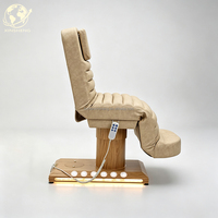 Table de massage électrique professionnelle réglable à 3 moteurs en cuir PU avec éponge haute densité pour studio de beauté et soins de la peau