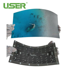 Nuovo Schermo <span class=keywords><strong>LED</strong></span> Flessibile Circolare per Interni, Display <span class=keywords><strong>LED</strong></span> Curvo per Discoteche, Fiere ed Esposizioni, Parete Video <span class=keywords><strong>LED</strong></span> Cilindrica - Product Image 2