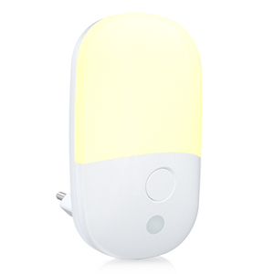 Capsule Shape LED Plug-in Night <b>Light</b> 2700K Warm White EU Plug for <b>Indoor</b> Use - Product Image 1