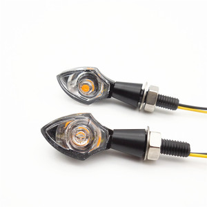 12V Universal <b>Mini</b> Metal <b>LED</b> Turn Signals for Lightweight Motorcycle & E-Scooter - Product Image 1