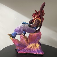 Figurine PVC Dragon Ball Z Super Saiyan 4 Gogeta en position assise, 24 cm, modèle de figurine d'anime, jouet, poupée, ornement, décoration de la maison