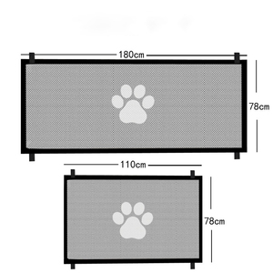 Pet partition <b>fence</b> without holes - Dog isolation net - Portable folding dog barrier safety protection net <b>fence</b> - Product Image 1
