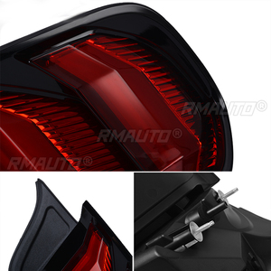 Feux arrière pour Ford Mustang version américaine 2015-2020, 5 modes, entièrement LED dynamiques, lentille fumée, clignotants, feux de freinage, feux de route - Product Image 5