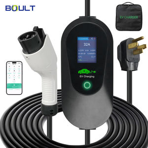 Портативное зарядное устройство для электромобилей 3.5кВт 16А, регулируемое, Type1, Type2, GBT, с ЖК-экраном, для EVSE, с приложением Tuya - Product Image 3
