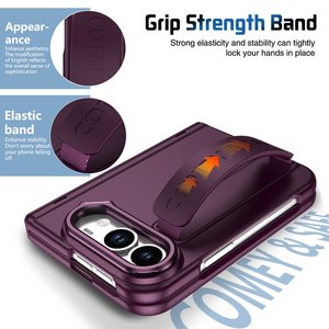 Custodia Rigida Antiurto per iPhone Duo 18 Fold con Protezione Cerniera, Protezione Schermo in Vetro e Laccetto da Polso - Product Image 6