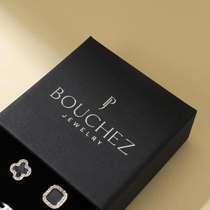 A1 biểu tượng tùy chỉnh sinh thái vuông giấy ngăn kéo đồ trang sức quà tặng bao bì ngăn kéo hộp Vòng tay Vòng cổ hộp FSC RoHS lưu trữ đồ trang sức - Product Image 4