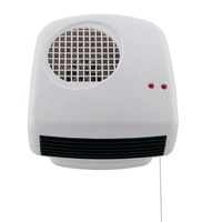 Calentador de ventilador de baño de pared con interruptor de cable de tracción montado en la pared