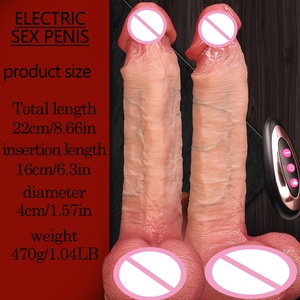 Jouet sexuel souple pour femmes, Dildo en forme de faux pénis avec picots et ventouse, pour masturbation LM-A332-2 - Product Image 4