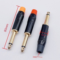 Prise audio/microphone mono 6,35 mm avec connecteur XLR