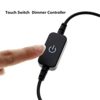 Interrupteur tactile à intensité variable pour bande LED, fonction mémoire, 12V 24V 4A, pour rubans lumineux COB SMD, réglable 3528 5050 5630