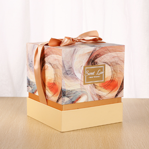 TRIHO TRb-1350 Luxury Wedding <b>Xmas</b> Corporate Events Gift Box with Recycled Materials Matt Lamination Embossing for Gift Packing - Product Image 3