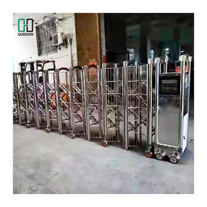 Dioperasikan listrik dengan kendali jarak jauh layar baja tahan karat pintu geser dapat ditarik otomatis - Product Image 4