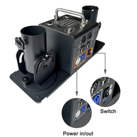 Igracelite Canon à confettis sans fil à 2 coups avec contrôle DMX, alimenté par batterie, pour fêtes