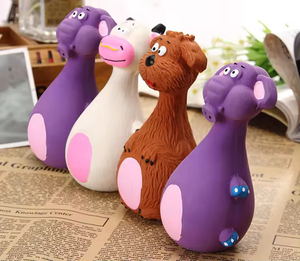 Jouets à mâcher interactifs pour chiens et chiots en TPR et latex, résistants aux morsures, amusants et couineurs, pour l'intérieur – Offre spéciale - Product Image 6