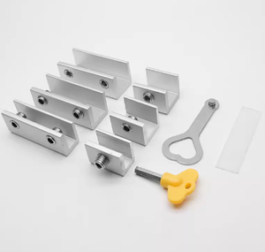 <strong>Window</strong> <strong>Stopper</strong> With Small Wrench Stainless Steel Material Sliding <strong>Window</strong> Lock Easy to Install Move <strong>Window</strong> Child Safety Lock - Product Image 2