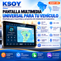 KSOY universel 9 pouces 10 pouces autoradio Android 16 6 + 128G sans fil Carplay Android Auto GPS BT FM RDS DSP USB voiture multimédia