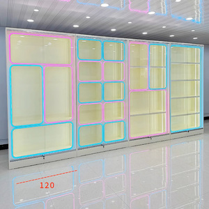 Mensola per Minifigure in stile moderno per forniture di cina negozio di articoli da regalo Interior Design giocattolo Display stile mattone - Product Image 1