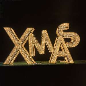 Vente en gros de lettres lumineuses en PVC 3D IP65, motif WISH, éclairage LED, étanche, pour aménagement paysager, centre commercial, rue, extérieur - Product Image 6
