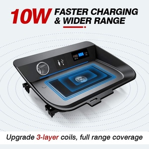 Wholesale <strong>Cars</strong> <strong>Accessories</strong> Charging Pads iphone 2 <strong>in</strong> 1 With 36W QC 3.0 USB Phone for Toyota RAV4 <strong>Car</strong> Wireless Charger Pad - Product Image 2