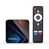 Prix usine H96 MAX H313 Android 14.0 Smart TV Box Allwinner H313 Processeur Quad Core 4K Télécommande 2GB 4GB 16GB