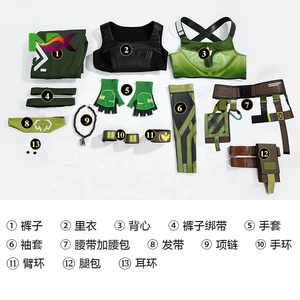 Disfraz de <span class=keywords><strong>Cosplay</strong></span> de <span class=keywords><strong>Valorant</strong></span> Skye, Conjunto de Atuendo de Anime para Juego 5442 - Product Image 5