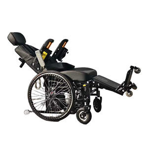 Fauteuil roulant électrique pour handicapés à usage intensif Fauteuils roulants motorisés debout et vers le bas pour handicapés - Product Image 1