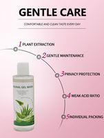 XINHEYU Gel Lavant Moussant 100% Naturel pour Hygiène Intime Féminine Yoni, à l'Aloe Vera, Éclaircissant, Équilibrant le pH, Nettoyant Vaginal Hydratant