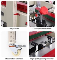 Máquina de Selagem Automática de Caixas de Papelão de Alta Velocidade para Venda Direta da Fábrica - Equipamento Estável para Selagem e Fita Adesiva de Caixas