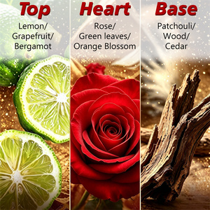 Huile de <span class=keywords><strong>parfum</strong></span> concentrée <span class=keywords><strong>Red</strong></span> Heartbeat, Attar arabe en forme de cœur du Moyen-Orient, <span class=keywords><strong>parfum</strong></span> longue durée sans alcool pour femmes et hommes - Product Image 5
