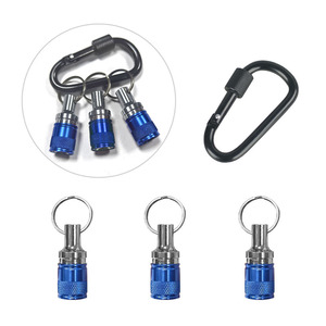 Keychain <b>Socket</b> <b>Extension</b> Rod 1/4 In Aluminum Alloy Outdoor Camping Tool Easy To Carry - Product Image 1