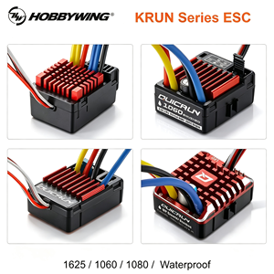 Hobbywing QuicRun WP-1625 WP-1060 WP-1080 G2 ESC étanche à balais pour RC Rock Crawler, <span class=keywords><strong>camion</strong></span> tout-terrain, moteur à balais ESC - Product Image 1