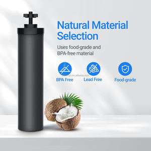 Thay thế cho lọc nước lọc berkey BB9-2 Đen Than Hoạt Tính Bộ lọc thay đổi nước từ có tính axit để kiềm - Product Image 5