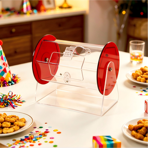 Nuevo Tambor de Lotería Giratorio Hexagonal de Acrílico, Caja de Bolas de Colores para Sorteos en Bodas, Fiestas y Eventos Anuales - Product Image 4