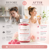 Winstown OEM Gommes multi-vitamines Supplément Vitamines Gummy a C D E B Folate Biotine Calcium Complément alimentaire d'usine