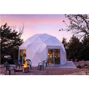 เต็นท์ทรงกลมสองชั้นกันน้ำได้เต็นท์สำหรับโรงแรมรีสอร์ทเต็นท์โดมทรงโดมขนาดใหญ่กันน้ำได้หรูหรา - Product Image 4